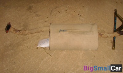 Задняя часть глушителя от Kia Rio 2000-2005 - купить Аксае