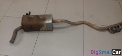 Задняя часть глушителя от Renault Clio 3 2005-2012 - купить Аксае