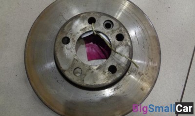 Диск тормозной передний от Volkswagen Touareg 2002-2010 - купить Аксае