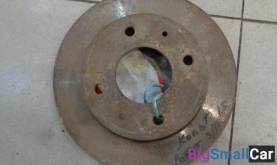 Диск тормозной задний от Mitsubishi Colt Z3 2002-2012 - купить Аксае