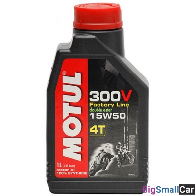 Масло моторное MOTUL 4T 300V FACTORY LINE NEW 15W50 1L 104125 - купить Аксае