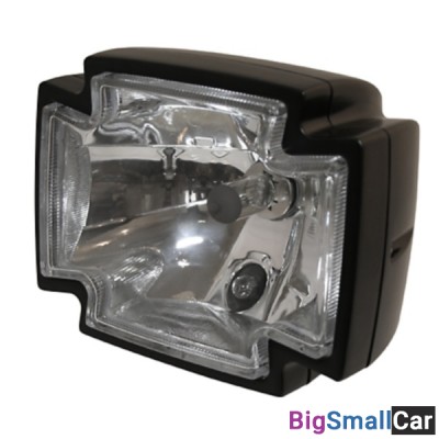 Фара GOTHIC, BLACK, clear lens, bottom mount - купить Аксае