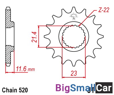 Звезда ведущая JT JTF583.15 - купить Аксае