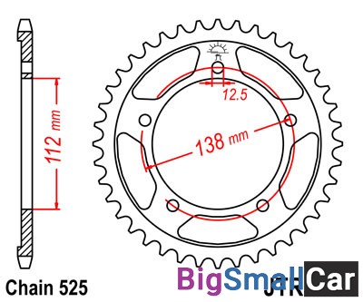 Звезда ведомая JT JTR1304.41 - купить Аксае
