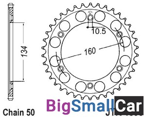 Звезда ведомая JT JTR1306.40 - купить Аксае