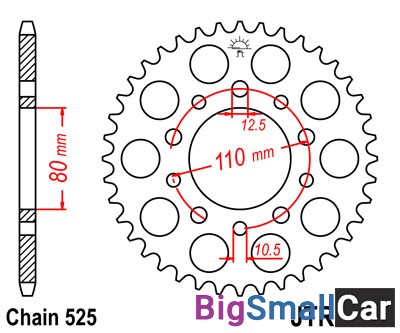 Звезда ведомая JT JTR1332.40 - купить Аксае