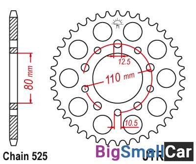 Звезда ведомая JT JTR1332.46 - купить Аксае