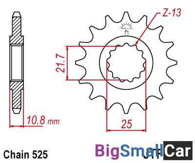 Звезда ведущая JT JTF1586.17 - купить Аксае
