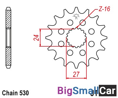 Звезда ведущая JT JTF423.16 - купить Аксае