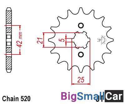 Звезда ведущая JT JTF569.16 - купить Аксае