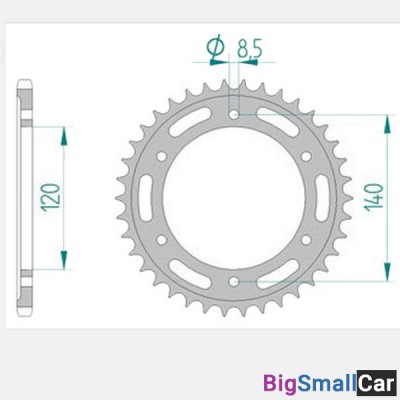 Звезда ведомая AFAM 10311-38 - купить Аксае