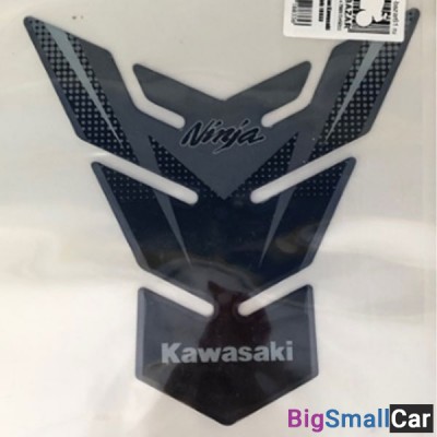 Наклейка на бак Kawasaki NINJA grey/blk 18833