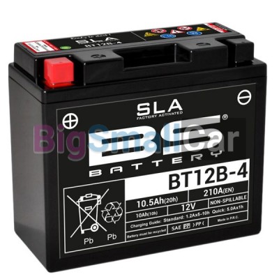 АКБ BS-Battery BT12B-4 SLA (YT12B-BS) 20545 - купить Аксае