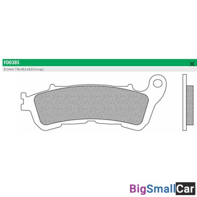 Тормозные колодки New Fren FD0385TS - купить Аксае