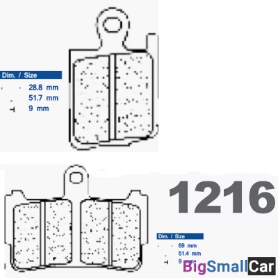 Тормозные колодки CL 1216XBK5 - купить Аксае