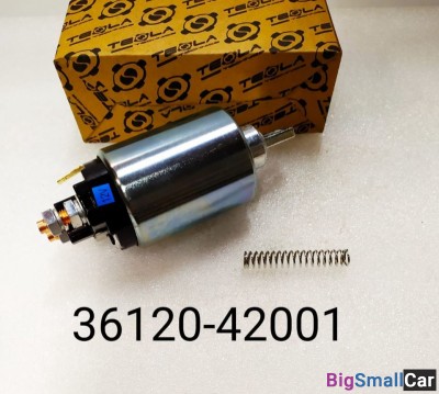 Втягивающее реле стартера Hyndai D4BF 3612042000 - купить Аксае