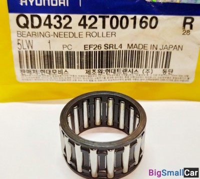 Подшипник игольчатый Hyundai QD43242T00160 - купить Аксае