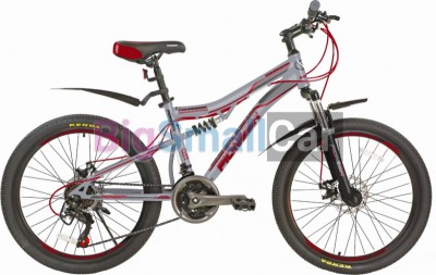 Дорожные велосипеды PIONEER COMANDOR 24/14 gray-black-red - купить Аксае