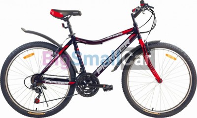 Дорожные велосипеды PIONEER OPTIMA 26/18 black-red-white - купить Аксае