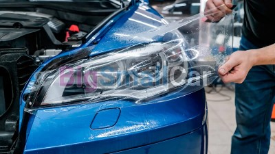 Оклейка BMW M4 Convertible антигравийной пленкой (Защита кузова) - купить Аксае